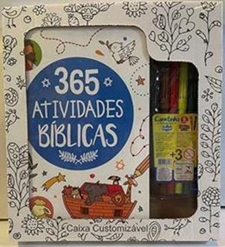 Imagem de CONJUNTO 365 ATIVIDADES BIBLICAS LIVRO  CANETINHAS