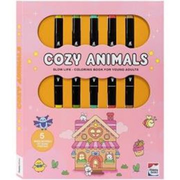 Imagem de COZY COLORS - COLORING BOOKS FOR YOUNG ADULTS - COZY ANIMALS