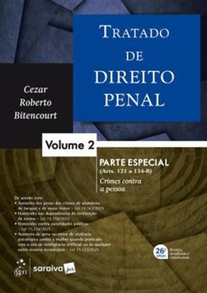 Picture of TRATADO DE DIREITO PENAL - VOL. 2 - PARTE ESPECIAL - 26ª ED.