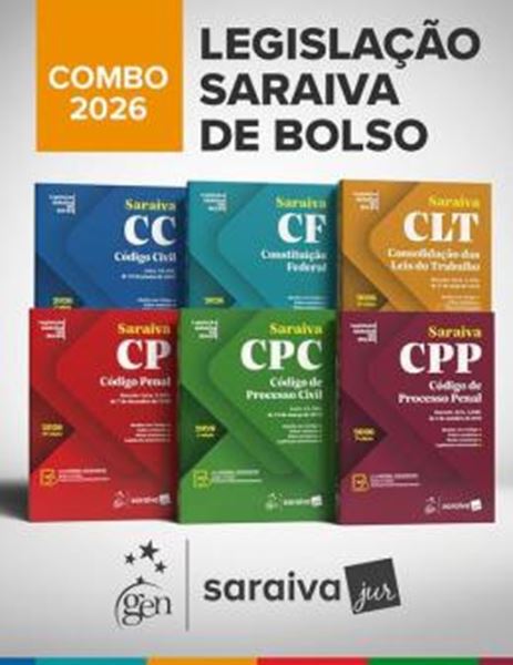 Picture of COMBO 2026 - LEGISLACAO SARAIVA DE BOLSO