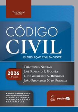 Imagem de CODIGO CIVIL E LEGISLACAO CIVIL EM VIGOR - 44? EDICAO 2026