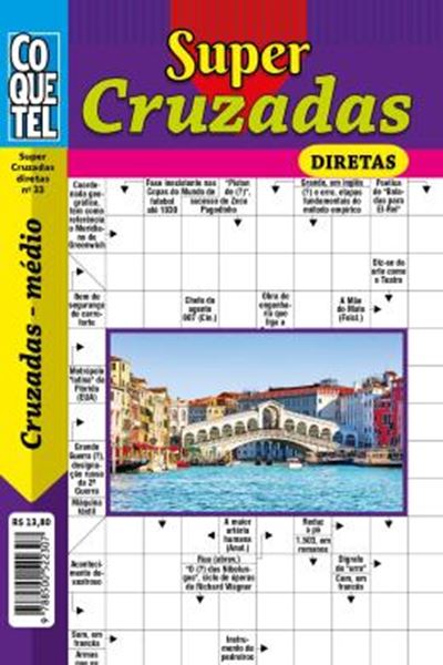 Picture of LIVRO COQUETEL SUPER PALAVRAS CRUZADAS DIRETAS 33