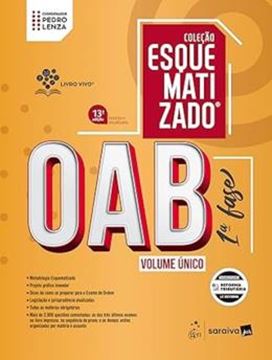 Imagem de COLECAO ESQUEMATIZADO - OAB 1ª FASE - VOLUME UNICO - 13ª ED 2026