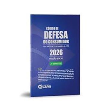 Imagem de CODIGO DE DEFESA DO CONSUMIDOR DE BOLSO 2026 - 11ª ED