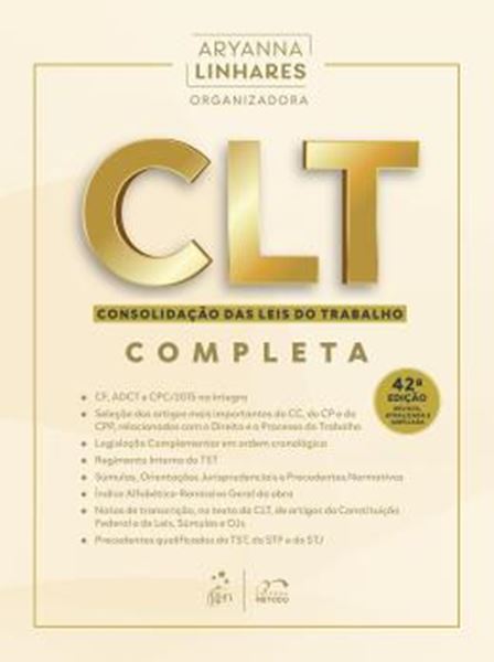 Picture of CLT - CONSOLIDACAO DAS LEIS DO TRABALHO - 47? EXAME DE ORDEM - 42? EDICAO 2026